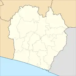 Gebang is located in Purworejo Regency