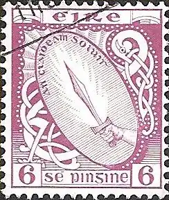 Image 33Claíomh Solais on an Ireland stamp printed in 1922 (from List of mythological objects)