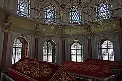 The mausoleum interior