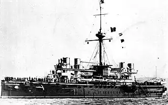 The Italian battleship Lepanto.