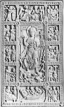 The "Oxford book cover" of Bodleian MS Douce 176