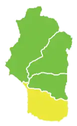 Map of Jableh District within Latakia Governorate