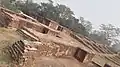 Jagaddala Mahavihara is the only Buddhist vihara identified & excavated in Bangladesh which has a rooftop of around 60&nbsp;cm thickness.