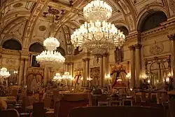 12.5m-high, 3.5-tonne chandeliers