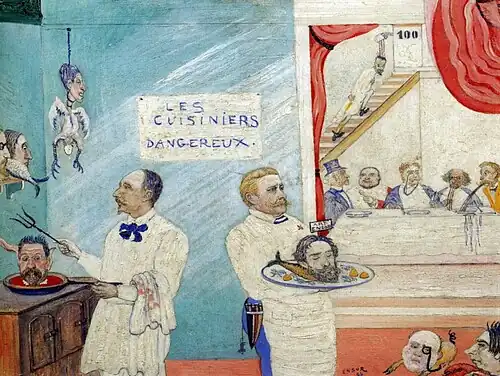 The Dangerous Cooks (1896), oil on panel, 38 × 46&nbsp;cm, private collection
