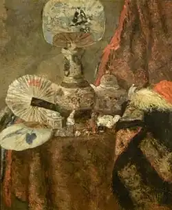 Still Life with Chinoiseries (1880), oil on canvas, 100 × 78&nbsp;cm, Royal Museum of Fine Arts, Antwerp