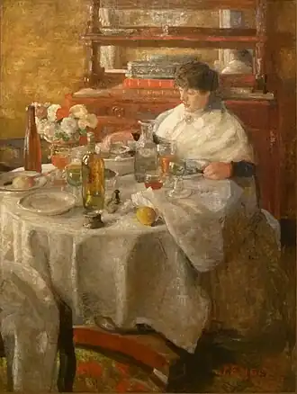 The Oyster Eater (1882), oil on canvas, 207 × 150&nbsp;cm, Royal Museum of Fine Arts Antwerp
