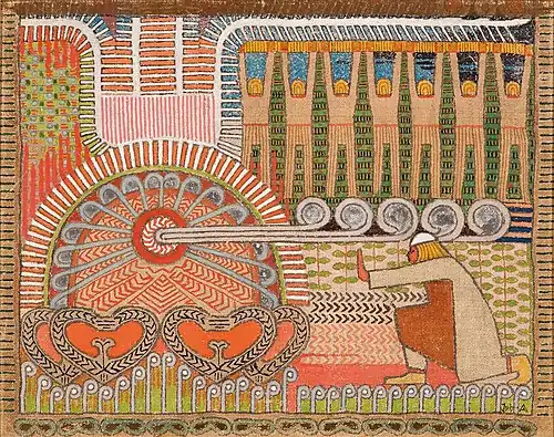 The Forging of the Sampo, tempera by Joseph Alanen, 1910–1911