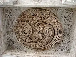 Delicate marble carving at Dilwara Temples