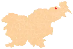 Location of the Municipality of Sveta Ana in Slovenia