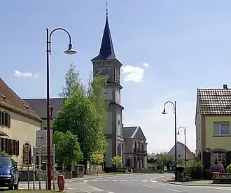 The Lutheran church in Keskastel