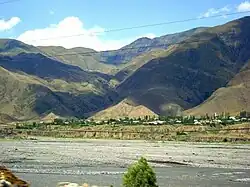 This is view of a mountain village Khkem in Dagestan