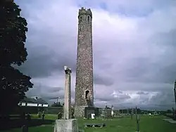 Photo of Kildare Irish Round Tower in the town of Kildare, in the County of Kildare Ireland