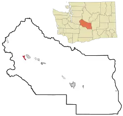 Location of Easton, Washington