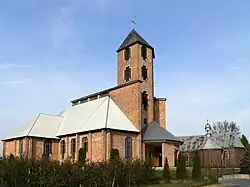 Saint Lawrence church in Wielgie