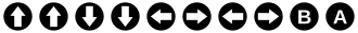 Buttons of the code; in order, up, up, down, down, left, right, left, right, B, A