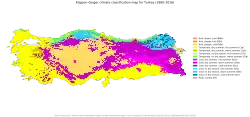 Image 14Köppen climate types of Turkey (from Geography of Turkey)