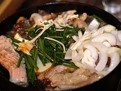 Gopchang-jeongol (gopchang hot pot)