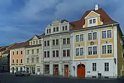Market Square in Löbau (Lubij)