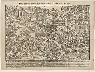 Image of the conspiracy as it unfolded at various stages on the 13th 14th and 15th simultaneously