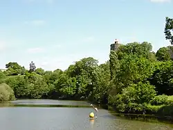 Mère river, with the Tour Mélusine in the background