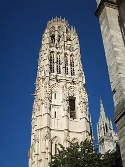 Flamboyant; Butter Tower of Rouen Cathedral (1488–1506)