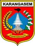 Coat of arms of Karangasem Regency