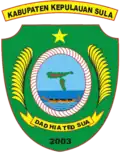 Coat of arms of Sula Islands Regency