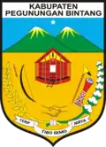 Coat of arms of Bintang Mountains Regency