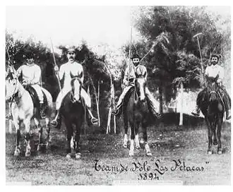 Las Petacas team of 1894. It would win the title in 1895 and 1896