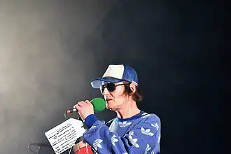 Lawrence (Mozart Estate) in concert at the Paris Popfest at the Le Hasard Ludique in Paris in 2022