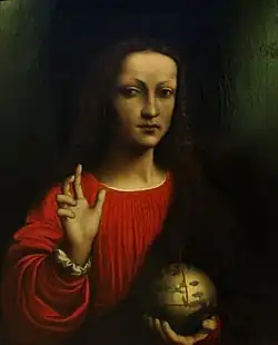 School of Leonardo da Vinci, Le Sauveur du monde (c.&nbsp;1505), Musée des Beaux-Arts de Nancy.