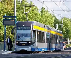 Flexity Classic tram in Leipzig