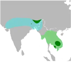 Map of range