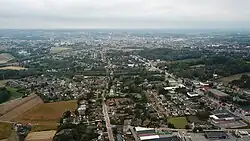 Aerial view of Korbeek-Lo, Leuven