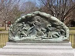 Memorial to the Lexington Minute Men (1948) by B. Paeff
