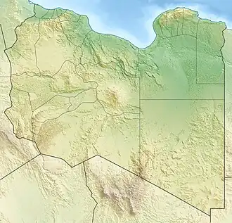 Mount Arkanu is located in Libya