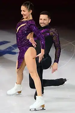 Lilah Fear and Lewis Gibson at the 2024 World Championships