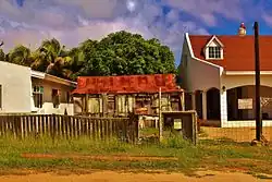 A small wooden house in Paradera, Aruba