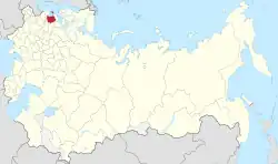 Location in the Russian Empire