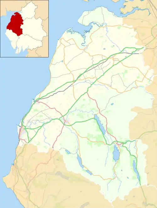 Blindcrake is located in the former Allerdale Borough