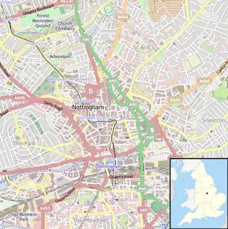 Bridlesmith Gate is located in Nottingham