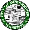 Official seal of Greenbrier, Tennessee