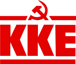 Logo of the Communist Party of Greece