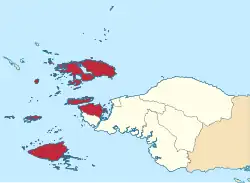 Location in Southwest Papua