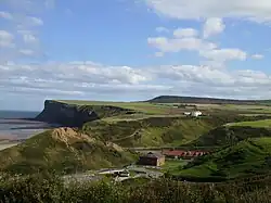 Cat Nab (left foreground) and Hunt Cliff