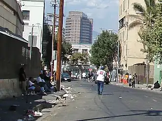 San Julian Street south of 5th Street, 2006
