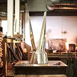 Louis Vuitton Americas Cup Challenger Trophy designed and made by Thomas Lyte