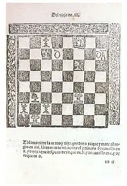A tactical puzzle from Lucena's 1497 book