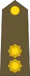 Lieutenant en premier (Luxembourg Army)[18]